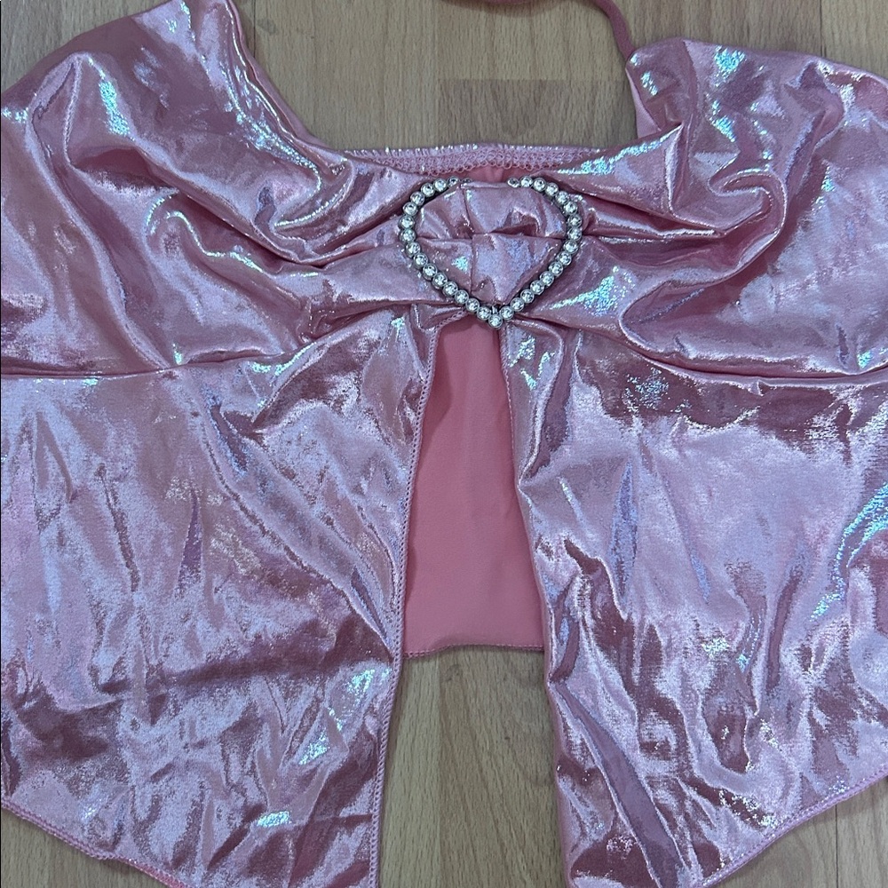 Pink Metallic Top - Picture 2 of 4